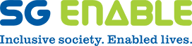 SG Enable Inclusive Society. Enabled Lives. logo