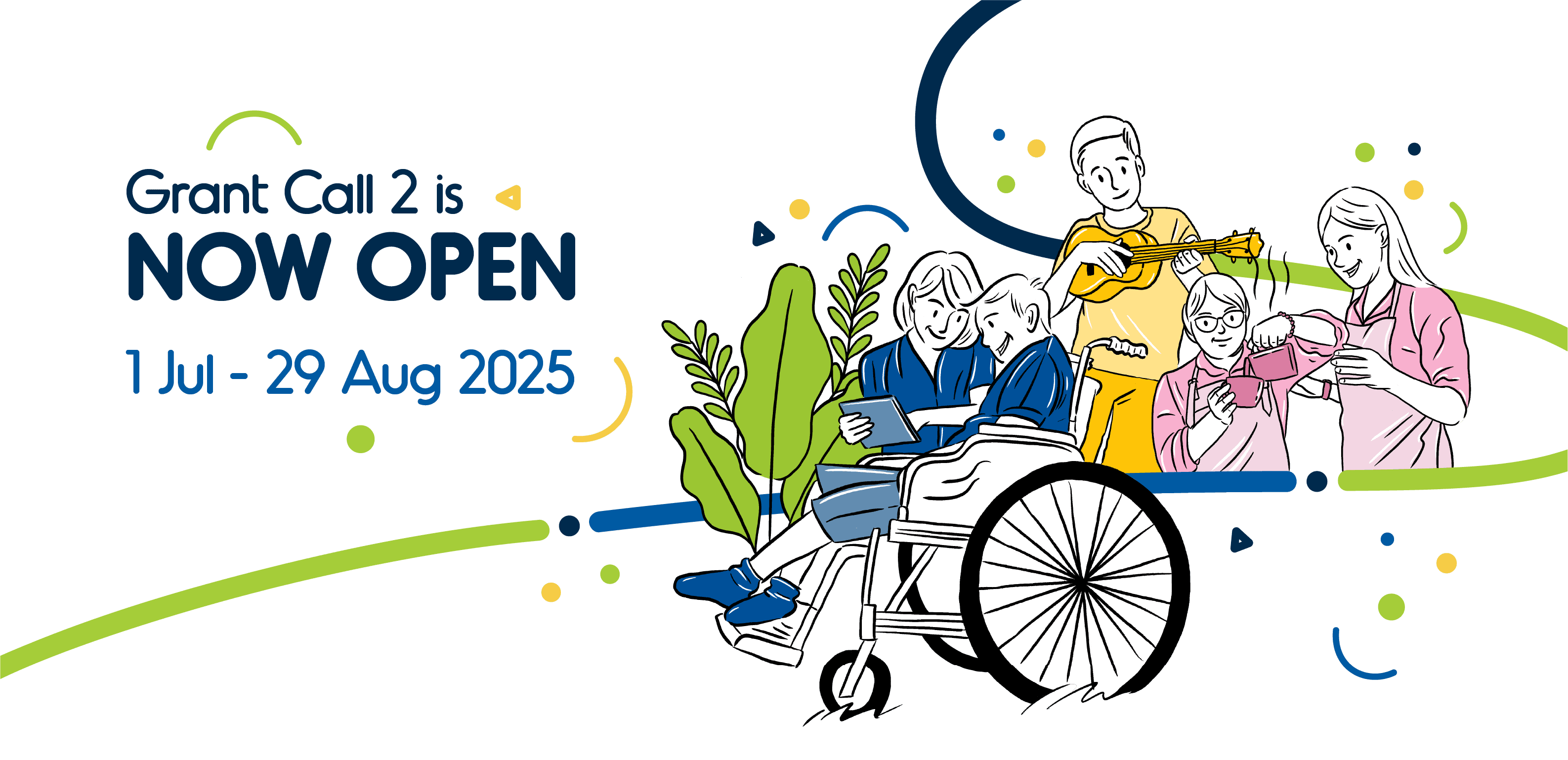 Grant Call 2 is now open, from 1 July to 29 August 2025